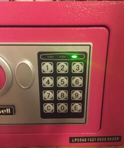 Honeywell Safes & Door Locks 5005P Steel Security Safe with Digital Lock, 0.17-Cubic Feet, Pink 32 71HMcvoyh3L