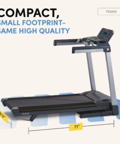 LifeSpan Fitness Foldable Treadmill with Touchscreen Display, Walking Jogging Running 3000i Touch Screen 24 71HMi37mFNL
