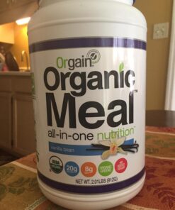 Orgain Organic Vegan Meal Replacement Protein Powder, Vanilla Bean - 20g Plant Based Protein, Gluten Free, Dairy Free, Lactose Free, Soy Free, No Sugar Added, For Smoothies & Shakes - 2.03lb 35 71HMihUcmTL