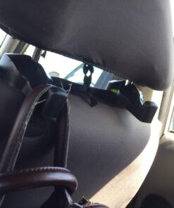 IPELY Universal Car Vehicle Back Seat Headrest Hanger Holder Hook for Bag Purse Cloth Grocery (Black -Set of 2) Black 33 71HMlNmbPDL