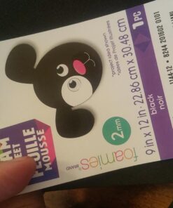 Foam Sheet 9"X12" 2mm-Black 10 per pack (2 pack) 12 71HNn94QKJL