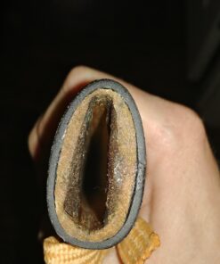 Ninja Sword, Fully Handmade Japanese Samurai Sword 1060 High Carbon Steel Double Edge Sharpened with Center Concave Fluted Shape 25 71HPdPL4a7L