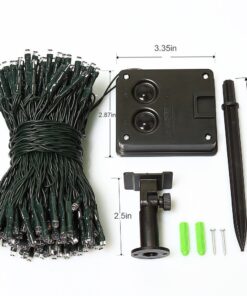 Solar String Lights 200 LED Waterproof 72ft 8 Modes Solar Powered Christmas Fairy String Lights for Outdoor Xmas Patio Path Party Lawn Garden Wedding Party Holiday Decoration (Warm White) 33 71HQEFuLMTL