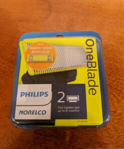 Philips Norelco Genuine OneBlade Replacement Blades, 2 Count, QP220/80 42 71HR653jRPL