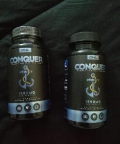 Conquer Mens Fertility Supplement - Testosterone Booster for Men w/Maca Root, Horny Goat Weed & Tribulus Terrestris - Male Fertility Supplement - Libido Booster for Men - Male Enhancement Pills -60Ct 38 71HRbfeWBSL 1