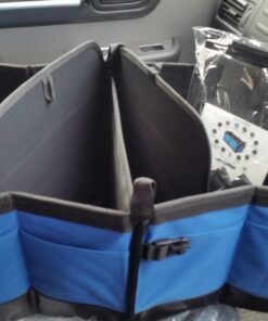 Trunk Crate Pro Collapsible Portable Multi Compartments Heavy Duty Non-Slip Cargo Trunk Organizer Storage, Blue Large 44 71HSbhFMShL 1