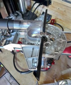 BOSCH RA1054 Deluxe Router Edge Guide with Dust Extraction Hood & Vacuum Hose Adapter 41 71HSchhLXGL