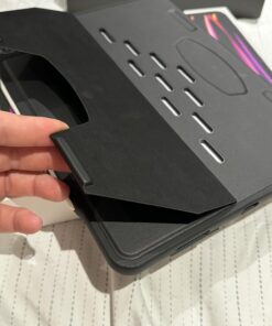 ZUGU Case for 2021/2022 iPad Pro 12.9 inch 5th / 6th Gen - Slim Protective Case - Apple Pencil Charging - Magnetic Stand & Sleep/Wake Cover (Fits Model #’s A2378, A2379, A2461, A2462) - Stealth Black 53 71HSvLR9zDL