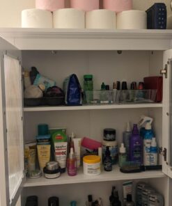 Vtopmart 25 PCS Clear Plastic Drawer Organizers Set, 4-Size Versatile Bathroom and Vanity Drawer Organizer Trays, Storage Bins for Makeup, Bedroom, Kitchen Gadgets Utensils and Office 58 71HTxjTTITL