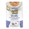 Purina Fancy Feast Limited Ingredient Wet Cat Food Complement, Broths - (16) 1.4 oz. Pouches Tuna, Shrimp & Whitefish 1.40 Ounce (Pack of 16) Standard Packaging 21 71HU Kb4V8L