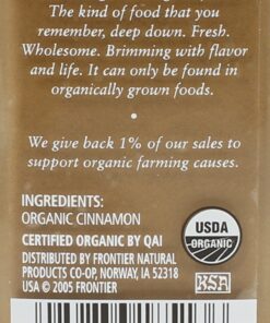 Simply Organic Cinnamon Ground Certified Organic, 2.45-Ounce Container 2.45 Ounce (Pack of 1) 8 71HU5QO7 L