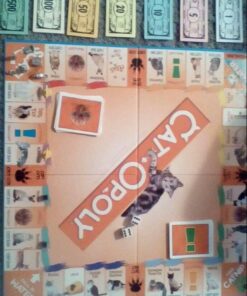 Late for the Sky CAT-opoly Board Game White, Large 55 71HUTJaRFEL 1