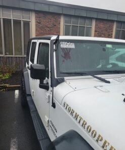 Nilight Windshield Frame Mounting Bracket for 52” LED Light Bar and Pod Light on Wrangler JK 2007-2017, 2 Years Warranty For 2007-2018 JK 33 71HV2 ebFEL