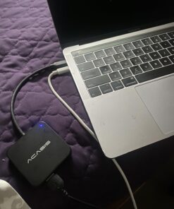 USB C Hub, Multi-Port USB Type-C Hub with 4K HDMI, Power Delivery 100 W | 3 USB 3.0 Port | 1 Type-C 3.0 Port | USB Splitter Adapter for MacBook, Mac Mini, XPS, Laptop and USB C Devices 0.5ft 38 71HVggfaiiL