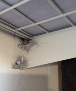 Hyloft 00967 45-Inch X 15-Inch Steel Wall Shelf Storage Rack for Garage, Low-Profile Brackets, Max Shelf Load 200 Pounds, Off White 35 71HVp vEoYL