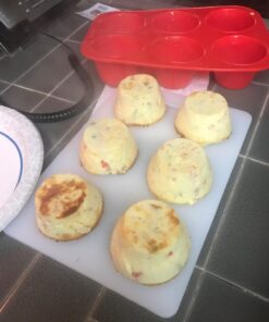 Silicone Texas Muffin Pans and Cupcake Maker, 6 Cup Jumbo, Set of 2, Professional Use Muffin Pan Jumbo 6 Cup 2PCS 40 71HXEAh8CCL