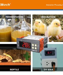 Elitech STC-1000 Temperature Controller Origin Digital 110V Centigrade Thermostat 2 Relays 1Pack 16 71HXH5K2tFL