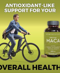 Peruvian Maca Root Supplement for Women & Men, 500mg - Traditionally Used to Support Sexual Well-Being, Stamina & Endurance - 250 Yellow Maca Root Powder Capsules 23 71HXNVUA9 L