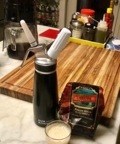 Professional Aluminum Whipped Cream Dispenser - Leak-Free Whip Cream Maker Canister with 3 Decorating Nozzles & Cleaning Brush - 1-Pint / 500 mL Cream Whipper - N2O Chargers (Not Included) 2 26 71HYvF69gVL 1