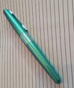 PILOT MR Retro Pop Collection Fountain Pen in Gift Box, Turquoise Barrel with Dots Accent, Fine Point Stainless Steel Nib, Refillable Black Ink (91446) 35 71Ha6ulUBTL 1