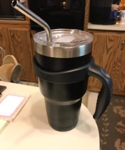 Grab Life Outdoors - Handle For YETI Rambler 30 Oz Tumbler Cup - Fits Ozark Trail, RTIC & more - (Handle Only) - Black 45 71HdAVaF7mL