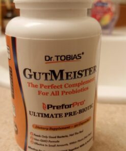 Dr. Tobias Prebiotics, Supports Digestion & Gut Health, Feed Good Probiotic Bacteria, Boost Gut Immune Function, Vegan & Non-GMO Gut Health Supplements for Men and Women, 30 Capsules, 30 Servings 30 Count (Pack of 1) 34 71HdnuplCwL 1