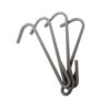 Rack It Up pot hooks, set of 8, Steel Gray Hammertone