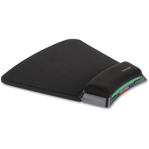 Kensington SmartFit Mouse Pad with Ergonomic Wrist Rest (K55793AM), Black, 10.4" x 10.3" 10.4" x 10.3"