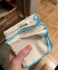 Bumkins Reusable Flannel Baby Wipes, 12 Count, Natural 27 71Hf2dsklEL