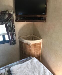 Honey-Can-Do Bamboo Wicker Corner Hamper 24-Inches Tall, Natural 37 71Hf43sdiPL