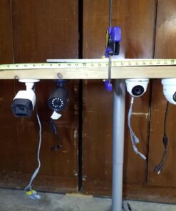 ANNKE 1080p Security Camera 4-in-1 CCTV Bullet Wired Cam, AHD/TVI/CVI/CVBS, Analog Surveillance Video Add–On Camera for Indoor/Outdoor Use, 100ft Clear Night Vision (Power Adapter Not Included) - E200 Black 44 71HfBv0CtvL