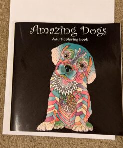 Amazing Dogs: Adult Coloring Book (Stress Relieving Creative Fun Drawings to Calm Down, Reduce Anxiety & Relax.) 42 71HfjqDWgnL 2