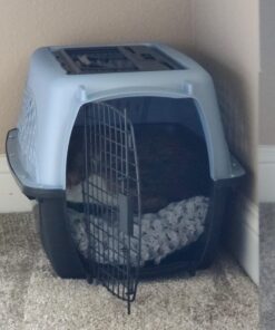 MidWest Homes for Pets Deluxe Dog Beds | Super Plush Dog & Cat Beds Ideal for Dog Crates | Machine Wash & Dryer Friendly, 1-Year Warranty,Gray Gray 22-Inch 29 71HfmTySHoL 3