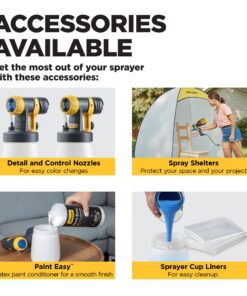 Wagner Spraytech 0417005 HVLP Control Spray Stain Sprayer, Ideal for Staining and Sealing Decks, Fences, and Lattice Painter 24 71HgO9YvBpL