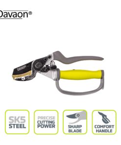 Davaon Pro Anvil Pruning Shears for Gardening - Achieve 30% More with Less Effort with These Premium Garden Pruners, Plant Shears for Razor-Sharp Precision, Hand Pruner with Ergonomic Grip Ergonomic Anvil 18 71Hgfyq9A1L