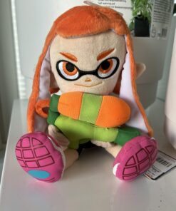 Sanei SP01 Splatoon Series Female Inkling Stuffed Plush, 9" 15 71Hgrudx zL