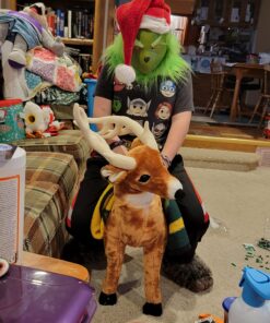 Melissa & Doug Giant Deer - Lifelike Stuffed Animal (over 3 feet long) 28 71Hgx5lAOPL 3