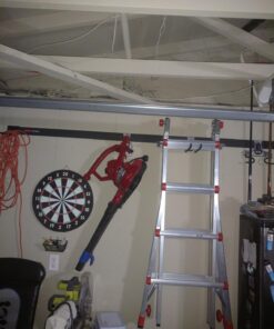 Rubbermaid FastTrack Alloy Steel Garage Storage System Rail, 84", Extra Durable Garage Organization for Yard Tools, Sports Equipment, Ladders 84" Rail 44 71HhHw3p3PL