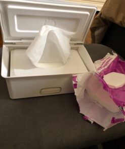 Ubbi Baby Wipes Dispenser, Baby Wipes Case, Baby Wipes Holder With Weighted Plate, Keeps Wipes Fresh And Non-Slip Rubber Feet, Gray Gray Wipes Dispenser 38 71HhV1 iFL