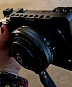 SmallRig Camera Cage only for Sony A6000 A6300 ILCE-6000 ILCE-6300 NEX7, A6000 Cage with 1/4" 3/8" Mounting Points and Built-in Cold Shoe - 1661 48 71Hhw1VwLML