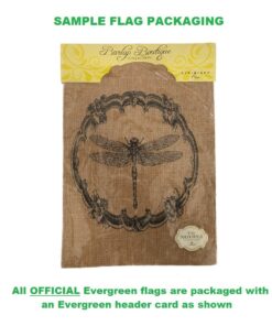 Alternative view of Evergreen Flag Embroidered Let It Snow Burlap Garden Flag - 12.5 x 18 Inches Outdoor Decor For Homes and Gardens