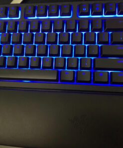 Razer ORNATA Expert: Mecha-Membrane - Individually Backlit Mid-Height Keys - Leatherette Wrist Rest - Gaming Keyboard - Gaming Keyboard (RZ03-02041800-R3U1) 53 71Hi7dETf3L