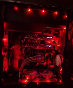 NZXT CB-LED20-RD 2-Metres Light Sensitivity Sleeved LED Kit (Red) Red 34 71HiTqv0zL