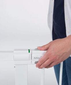 Safety 1st Easy Install 36" Extra Tall & Wide Gate, Fits Between 29'"And 47" 1 Count (Pack of 1) Extra Tall and Wide White 31 71HiiiPJMiL