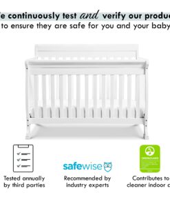 DaVinci Kalani 4-in-1 Convertible Crib in White, Greenguard Gold Certified 27 71HjZ4wHVGL