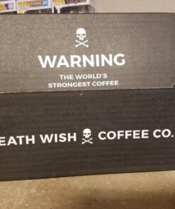 Death Wish Coffee Co. Single Serve Pods - Extra Kick of Caffeine - Dark Roast Coffee Pods - Made with USDA Certified Organic, Fair Trade, Arabica and Robusta Beans (20 Count) 20 Count (Pack of 1) 36 71HlLTlO3OL