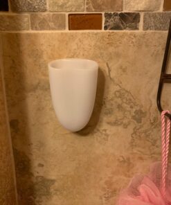 Command Bath Razor Holder, Clear Frosted, 1-Holder, 1- Water-Resistant Strip, Organize Damage-Free 43 71HlYkr4ROL