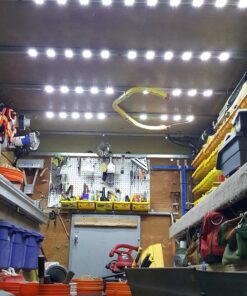 Ampper 12V 40 LEDs Interior Van Light Kits, LED Ceiling Lights with Simplified Harness Switch Fuse for Van RV Boats Caravans Trailers VW LWB and More (10 Modules, White) 23 71Hlu5f9fUL