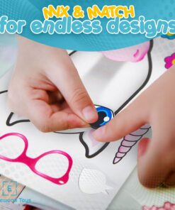 24 Make A Unicorn Stickers for Kids - Great Unicorn Theme Birthday Party Favors - Fun Craft Project for Children 3+ - Let Your Kids Get Creative & Design Their Favorite Unicorn Stickers 16 71HmSWhDGCL