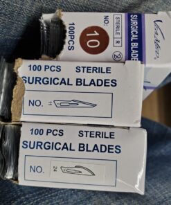 SURGICAL ONLINE 100 Scalpel Blades #11 and includes One Handle #3 13 71Hmj9zxuNL